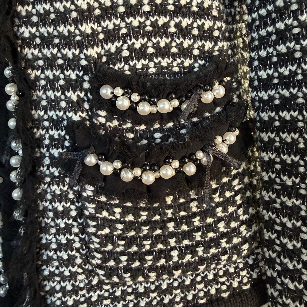 WHBM Beaded Knit Cardigan - Picture 3 of 8
